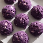 Boule de pate à cookie au ube